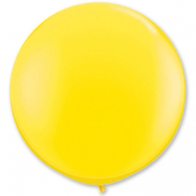 Большой шар на атласной ленте, Желтый