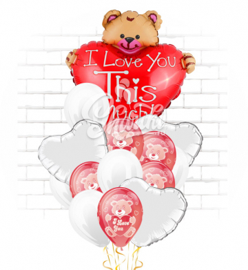 Композиция "Влюбленный мишка" Композиция "Влюбленный мишка"