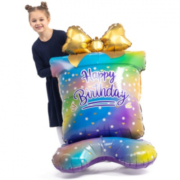 Фигура фольга "Подарок air",на подставке Фигура фольга "Подарок air",на подставке