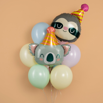 Фигура фольга "Голова енота" Фигура фольга "Голова енота"