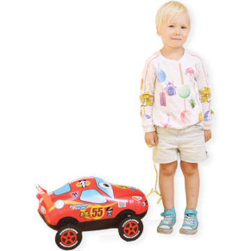 Ходячая Шар фигура "Гоночная машина" Ходячая Шар фигура "Гоночная машина"