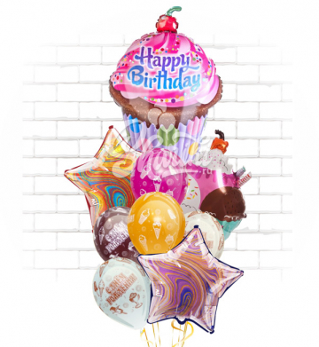 Композиция "Мраморное мороженое" Композиция "Мраморное мороженое"