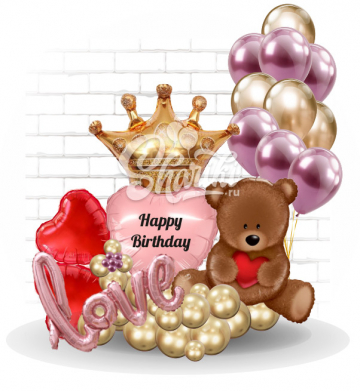 Композиция "Happy Birthday,Принцесса" Композиция "Happy Birthday,Принцесса"