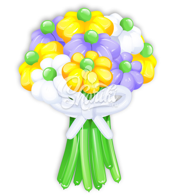 Цветы из шаров "Букет №16"