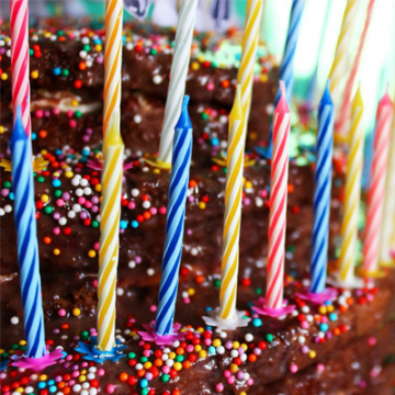 Свечи для торта с подст 6см 24шт Свечи для торта с подст 6см 24шт