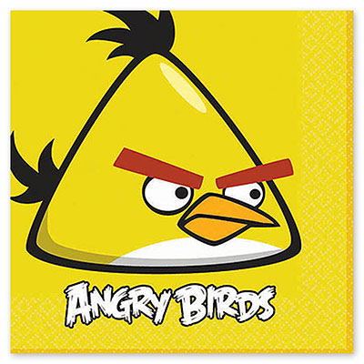 Салфетка Angry Birds, 33 см, 16 штук