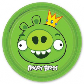 Тарелки Angry Birds, 17см, 8 штук