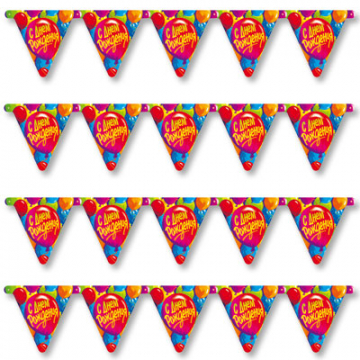 Гирлянда С Днем Рождения Шары 200см