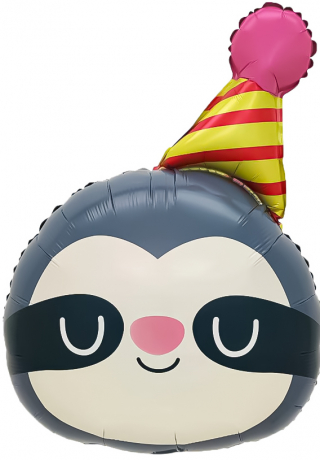 Фигура фольга "Голова енота" Фигура фольга "Голова енота"