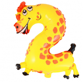 Цифра 2 " Жираф"