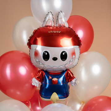 Фигура фольга "Эльф в комбинезоне в синем"