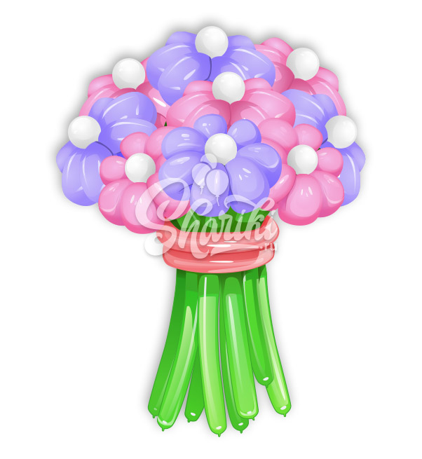 Цветы из шаров "Букет №4"
