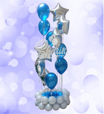 Композиция из шаров "Звездные спирали" Композиция из шаров "Звездные спирали"