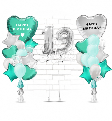 Вариант оформления "На 19-летие!" Вариант оформления "На 19-летие!"