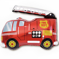 Шар фигура "Пожарная машина 2"