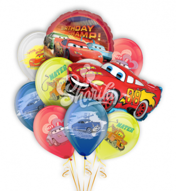 Композиция "День рождения, тачки" Композиция "День рождения, тачки"