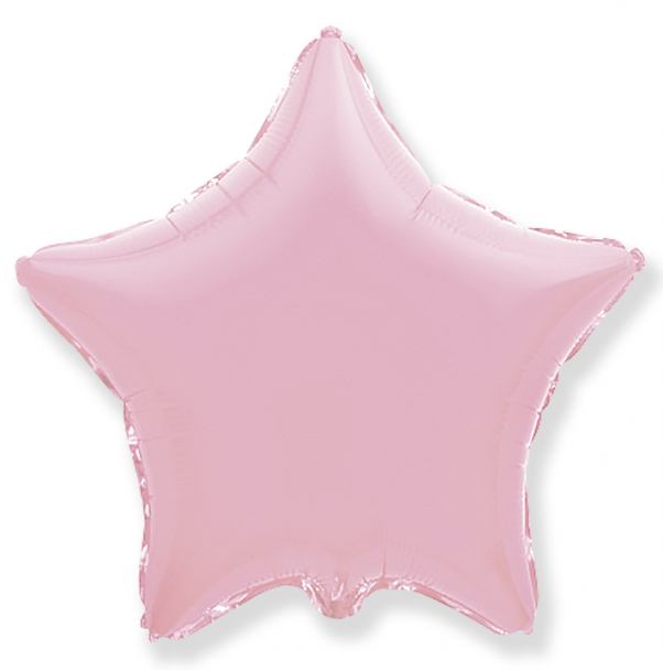 Шар Звезда фольга "Розовый", 46 см.