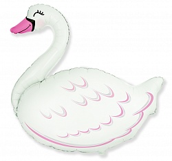 Фигура фольга "Белая лебедь"