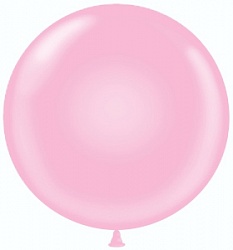Большой шар на атласной ленте, Розовый 