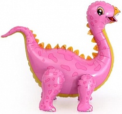 Ходячая фигура "Динозавр Стегозавр" розовый