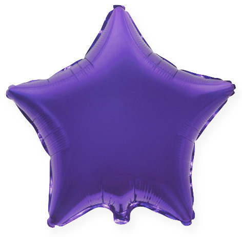 Шар Звезда фольга"Фиолетовый", 46 см.