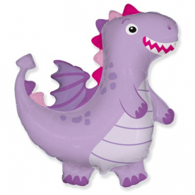 Фигура фольга "Дракон фиолетовый"