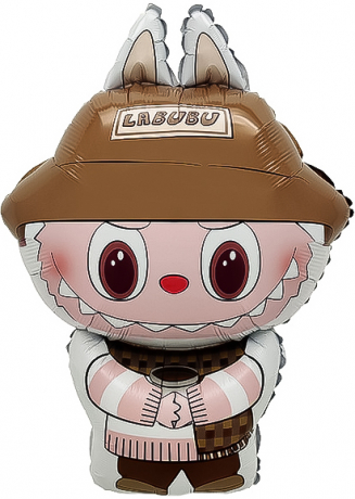 Фигура фольга "Эльф в шапочке"