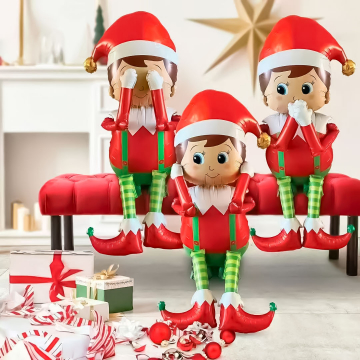 Шар фигура "Новогодний эльф",ходячая,165 см