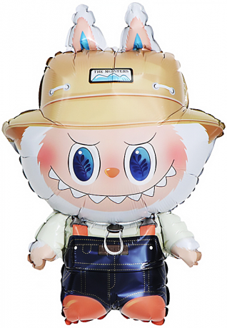 Фигура фольга "Эльф в комбинезоне