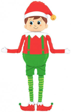 Шар фигура "Новогодний эльф",ходячая,165 см