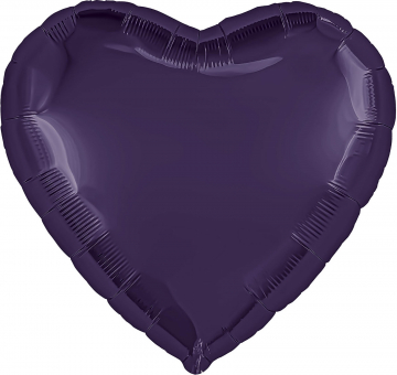 Шар сердце "Тёмно-фиолетовый" Шар сердце "Тёмно-фиолетовый"
