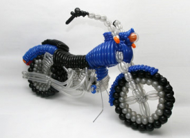 Фигура из шаров "Мотоцикл"