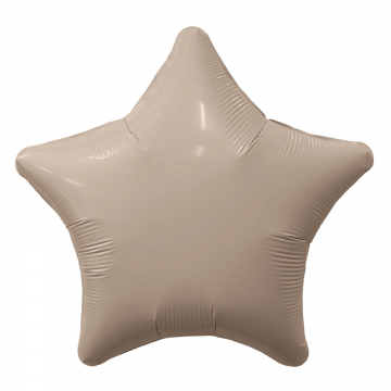 Шар звезда "Кофе латте",46 см