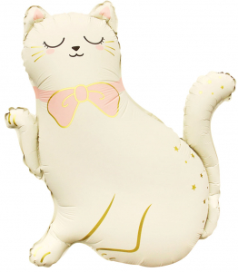 Фигура фольга "Кошечка,сатин"