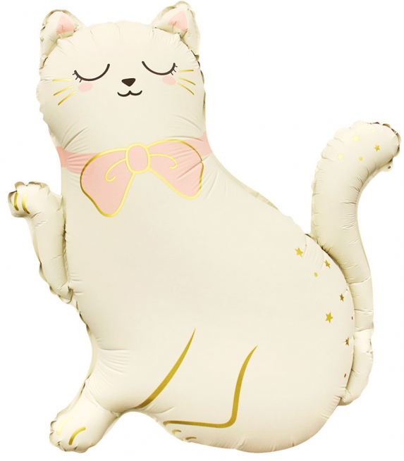 Фигура фольга "Кошечка,сатин"