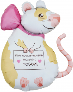 Фигура фольга "Крыска"