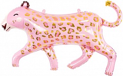 Фигура фольга "Леопард розовый"