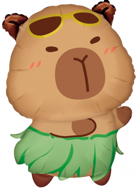 Шар фигура "Летняя капибара",76 см Шар фигура "Летняя капибара",76 см