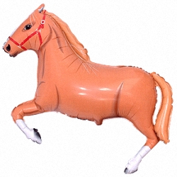 Шар-фигура  "Лошадь коричневая"