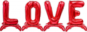 Надпись на подставке "Love",4 шт