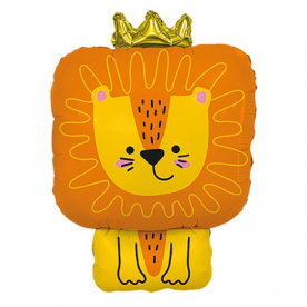 Фигура фольга "Львенок с короной"