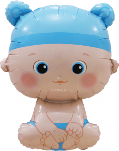 Фигура фольга "Малыш,мальчик",84 см
