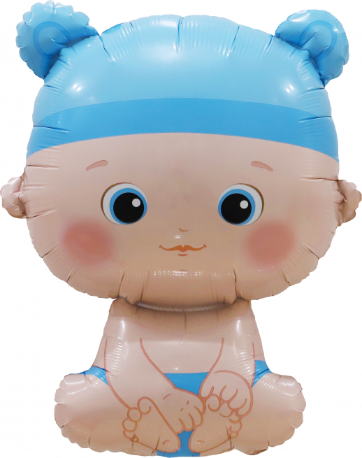 Фигура фольга "Малыш,мальчик",84 см