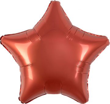Шар звезда "Медный сатин",46 см Шар звезда "Медный сатин",46 см