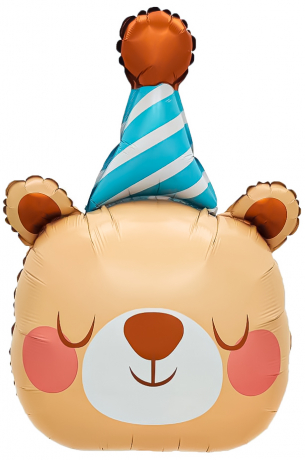 Шар фигура "Мишка в колпаке",81 см Шар фигура "Мишка в колпаке",81 см