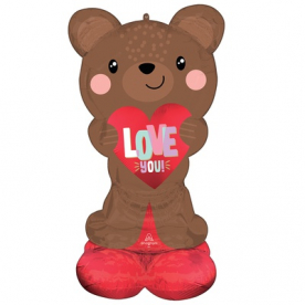 Фигура фольга "Air мишка LOVE"