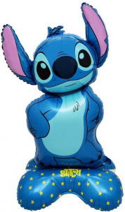 Шар фигура на подставке "Монстрик синий",150 см