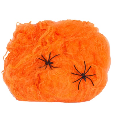 Паутина оранжевая, 2-мя пауками (1м*1м)