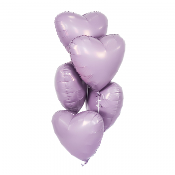 Шар сердце "Орхидея"