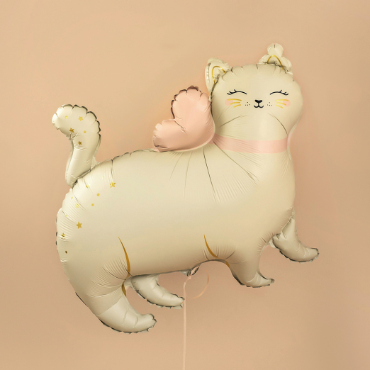 Фигура фольга "Кошечка с бантом"